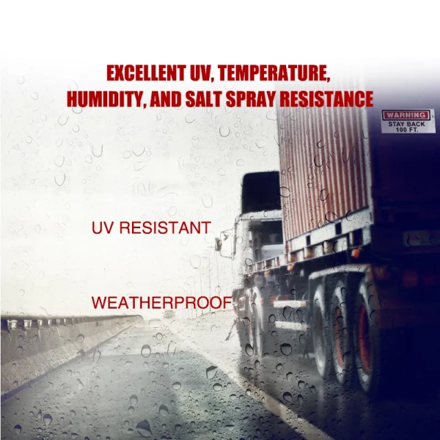 Heavy Duty Fire Extinguisher Inside Truck Decal Sign Self Adhesive