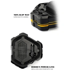 Digital Tire Inflator With LED light Wireless Car Tyre Compressor