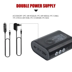 Digital Mini Tire Inflator With LED light Wireless Car Tyre Compressor