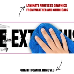 Heavy Duty Fire Extinguisher Inside Truck Decal Sign Self Adhesive