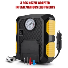 Dial Gauge Tire Inflator With LED light Wireless Car Tyre Compressor