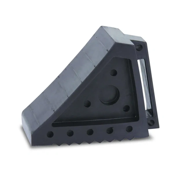Heavy Duty Rubber Wheel Chock With Handle