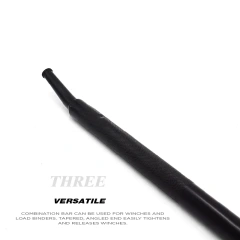 36 Inches Black Winch Bar