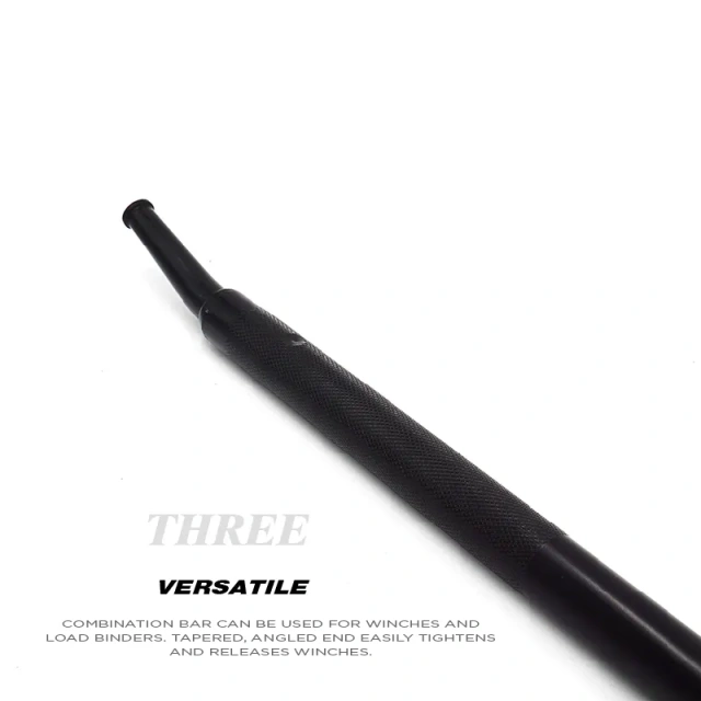 36 Inches Black Winch Bar