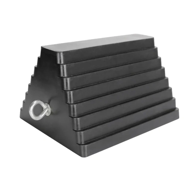 Heavy Duty Rubber Wheel Chock With Handle