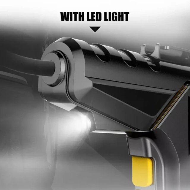Rechargeable Digital Tire Inflator With LED light Wireless Car Tyre Compressor
