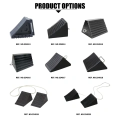 Heavy Duty Rubber Wheel Chock With Handle