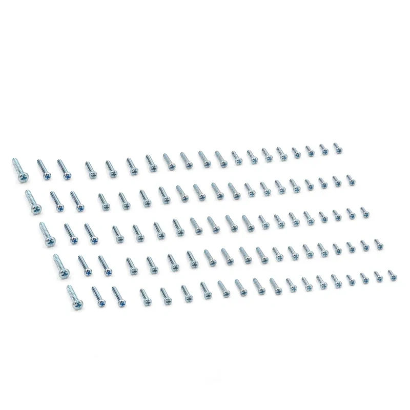 Screw assortment 95pcs multi-layer gavanizztion 304 Stainless Phillips Head Wood Screws