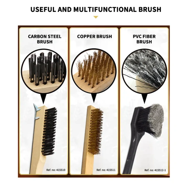 Long PP Handle Multi Scrubber Brush PVC Fiber