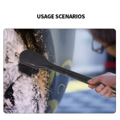 Long PP Handle Multi Scrubber Brush PVC Fiber