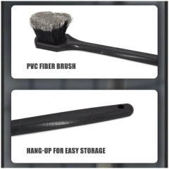 Long PP Handle Multi Scrubber Brush PVC Fiber