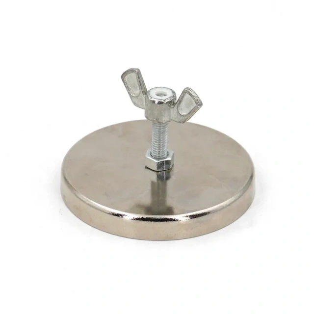 2.8" Safety flag Magnet mount Magnet Holder Nickel Coated