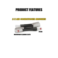 10pcs Car Detailing Wash Long Soft PP Bristle Brushes Set for Cleaning