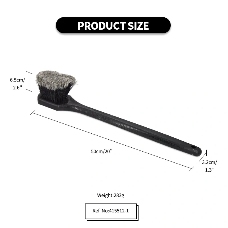 Long PP Handle Multi Scrubber Brush PVC Fiber