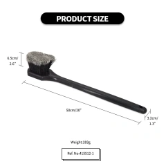 Long PP Handle Multi Scrubber Brush PVC Fiber