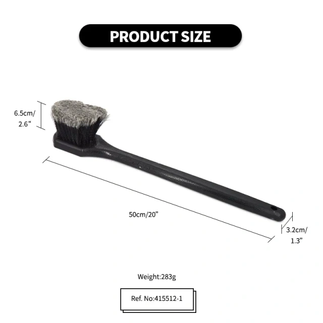 Long PP Handle Multi Scrubber Brush PVC Fiber