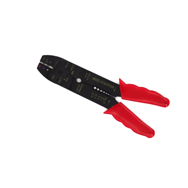 8" Crimping Tool Wire Stripper Cutter Wire Stripping Tool Multi-Function Hand Tool