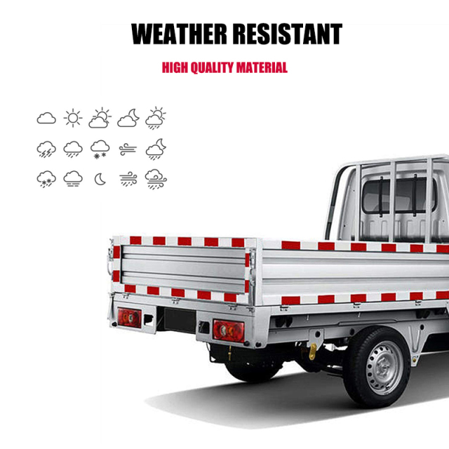 DOT-C2 Flexible red and white PET Reflective Safety Tape