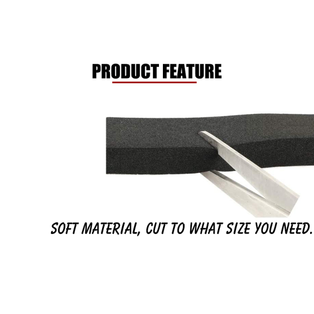 Weather Stripping Tape Sponge Rubber Foam Tape 3/4" 8 Feet