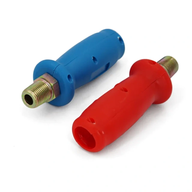 Poly Gladhand Grips Glad Hand Extension Handle Set Red Blue for Truck and Trailers Easier Coupleling