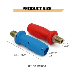 Poly Gladhand Grips Glad Hand Extension Handle Set Red Blue for Truck and Trailers Easier Coupleling