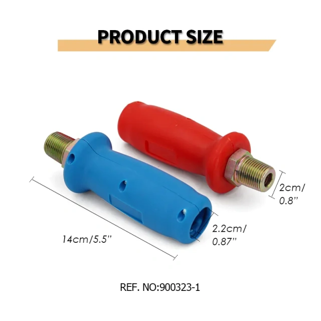 Poly Gladhand Grips Glad Hand Extension Handle Set Red Blue for Truck and Trailers Easier Coupleling