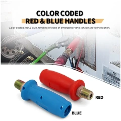 Poly Gladhand Grips Glad Hand Extension Handle Set Red Blue for Truck and Trailers Easier Coupleling