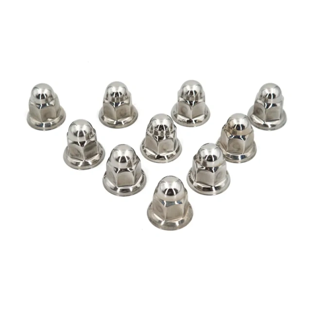 33mm Flanged Chrome Plated Iron Lug Nut Cover Wheel Lug Nuts Cover For Truck