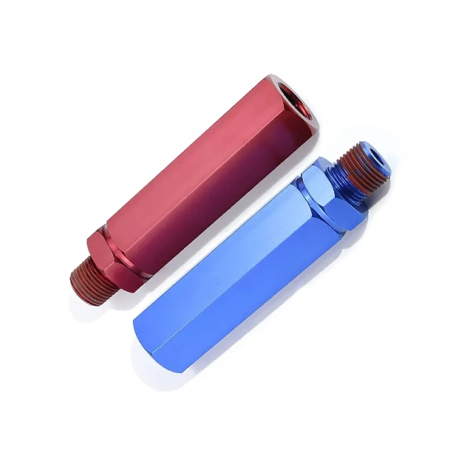 Aluminum Gladhand Grips Glad Hand Extension Handle Set Red Blue for Truck and Trailers Easier Coupleling