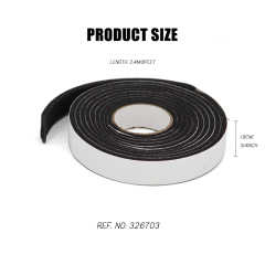 Weather Stripping Tape Sponge Rubber Foam Tape 3/4" 8 Feet