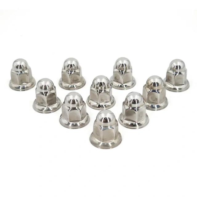 10PCS Stainless Steel 33mm Lug Nut Cover Wheel Nut Covers For Truck