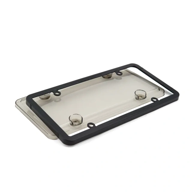 High Quality Plastic Car Black ABS License Plate Frame PS/PC License Plate Cover