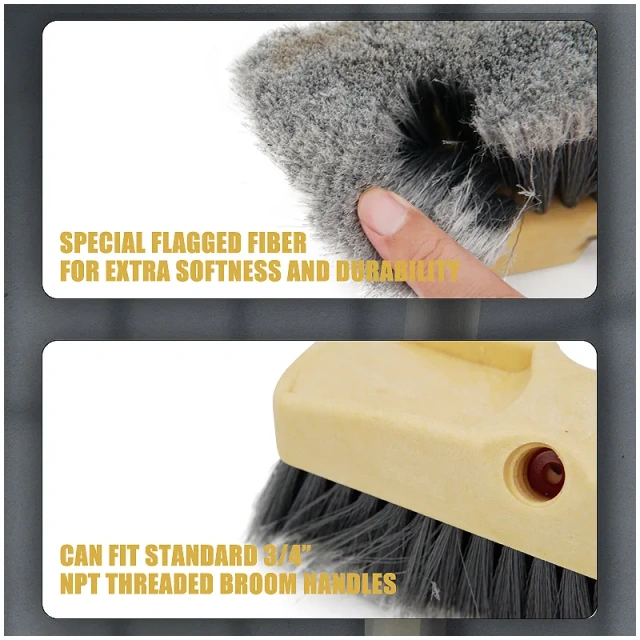 Body Suds & Wash Soft Brush Car Wash Brush Head Soft Bristle Auto RV Truck Boat Washing Cleaning