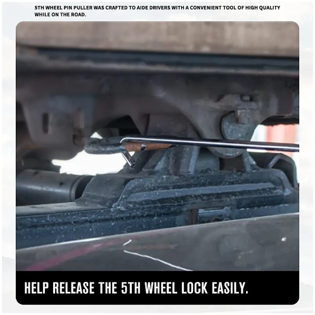 36" Auto Repair Tools Heavy Gauge Chrome Plated Steel 5th Wheel Pin Puller