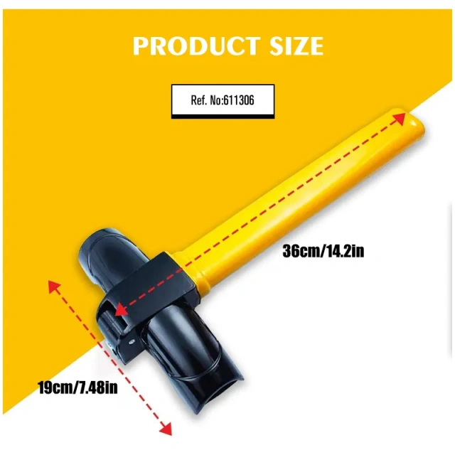 Universal Anti Theft Car Vehicle Steering Wheel Security Lock