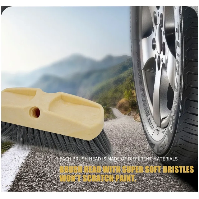 Body Suds & Wash Soft Brush Car Wash Brush Head Soft Bristle Auto RV Truck Boat Washing Cleaning
