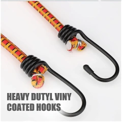 30" rubber bungee strap tie down cord
