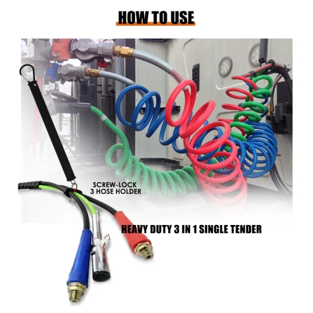 16 Inches Single hose Tender Spring with 3 hole clamp Tender kit