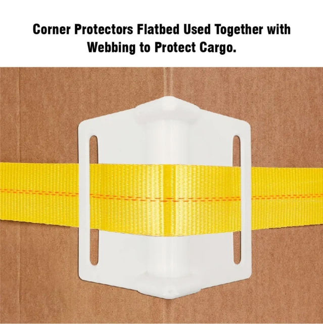 Flatbed Edge Protectors for Cargo Loads Corner Protectors Flatbed Used Together with Webbing to Protect Cargo