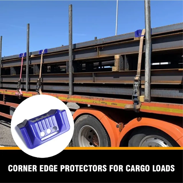 Flatbed Edge Protectors for Cargo Loads Corner Protectors Flatbed Used Together with Webbing to Protect Cargo