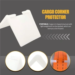 Cargo Edge Protectors, Plastic Tie Down Protectors - Prevents Damage to Cargo Edges and Webbing