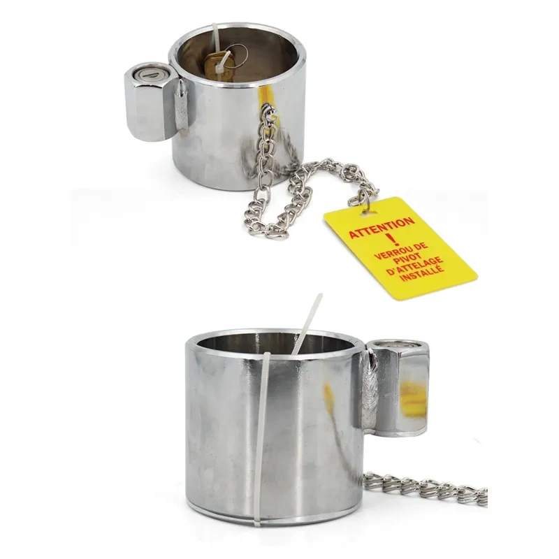 Heavy Duty Chromed King Pin Lock with 2 Keys