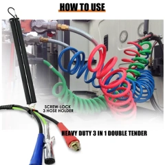 25 Inches Double hose Tender Spring with 3 hole clamp Tender kit