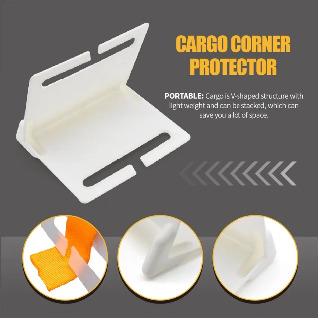 Flatbed Edge Protectors for Cargo Loads Corner Protectors Flatbed Used Together with Webbing to Protect Cargo