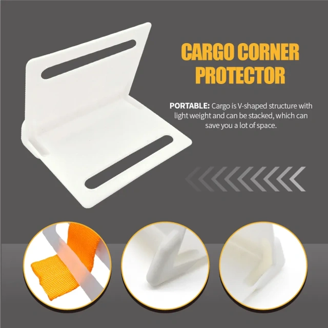 Flatbed Edge Protectors for Cargo Loads Corner Protectors Flatbed Used Together with Webbing to Protect Cargo