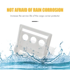 Cargo Edge Protectors, Plastic Tie Down Protectors - Prevents Damage to Cargo Edges and Webbing