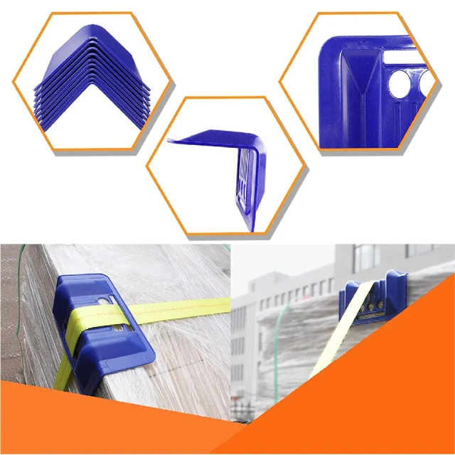 Flatbed Edge Protectors for Cargo Loads Corner Protectors Flatbed Used Together with Webbing to Protect Cargo