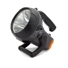Rechargeable 10 Watt Handheld LED Spotlight Flashlight with Blinking Light 4000mAh Li-ion