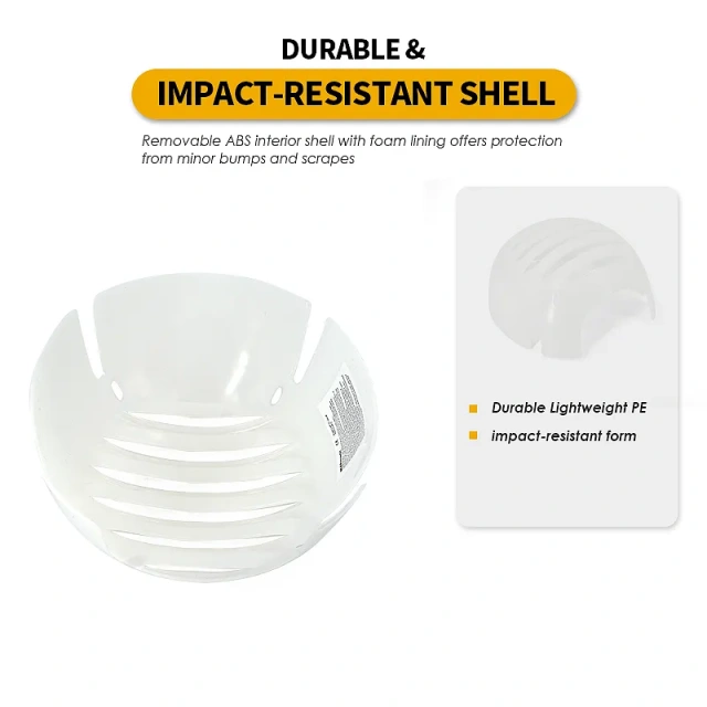 Lightweight PE Protective Bump Cap Insert Breathable Head Protection