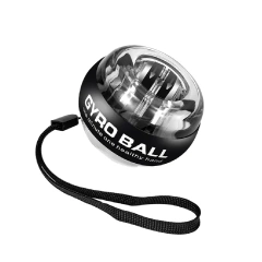 Auto Power Self-starting Wrist Gyro Power Spinner Ball Hand Exercises Ball Black